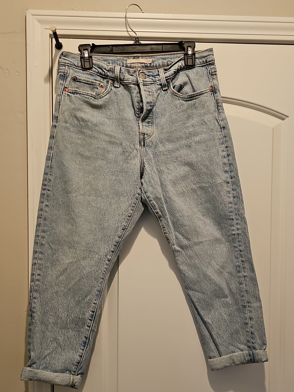 Levis Light Wash 'Wedgie' Jeans